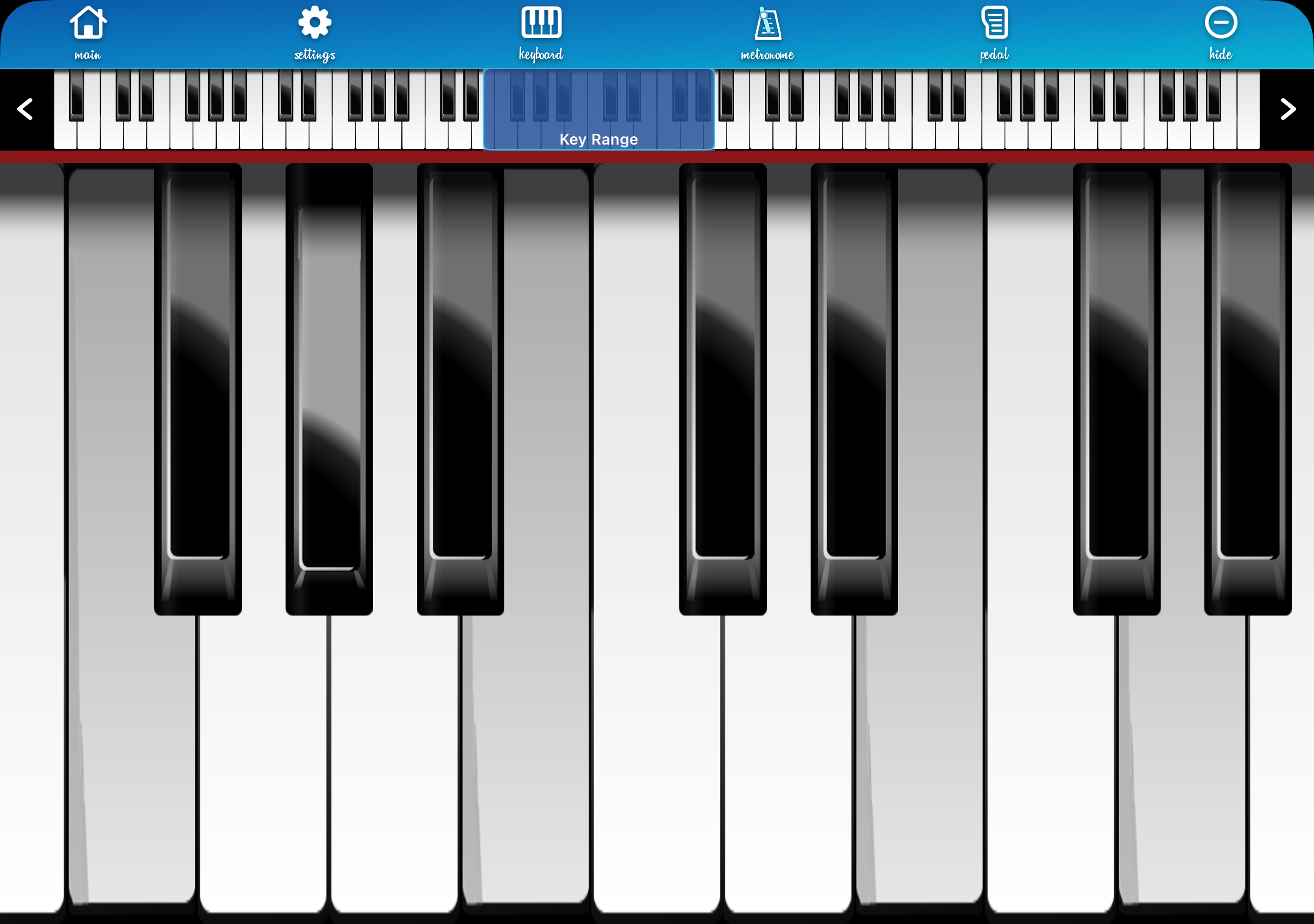 Piano with Songs free-play keyboard